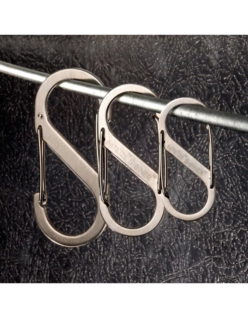 Nite Ize S-Biner Stainless Steel Dual Carabiner (Combo 3 pack)