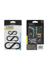 Nite Ize S-Biner Stainless Steel Dual Carabiner (Combo 3 pack)