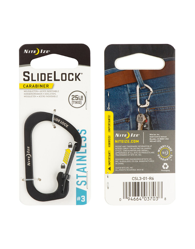 Nite Ize SlideLock Carabiner Stainless Steel