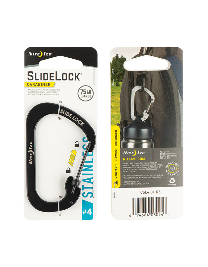 Nite Ize SlideLock Carabiner Stainless Steel