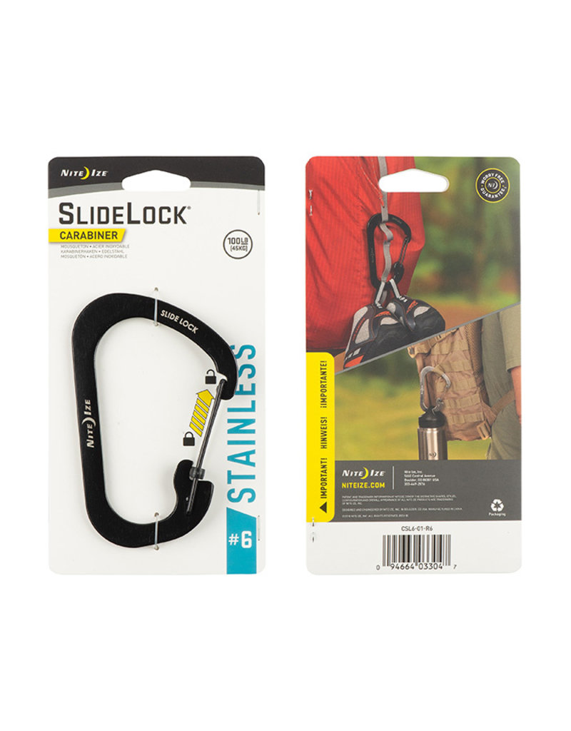 Nite Ize SlideLock Carabiner Stainless Steel