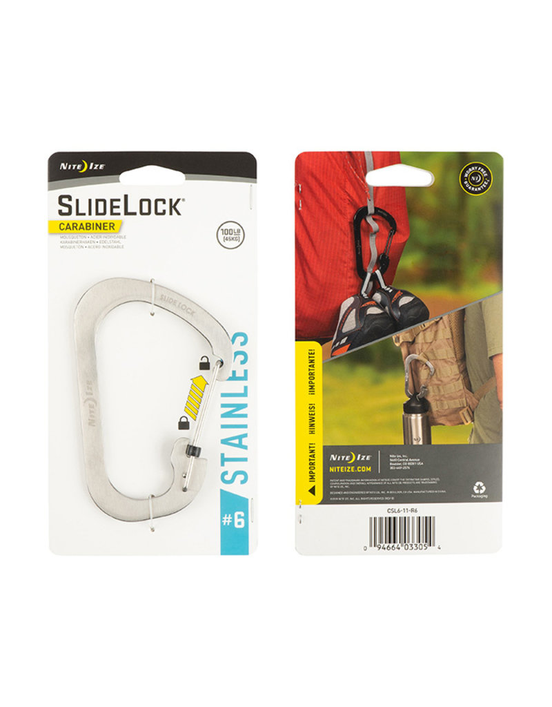 Nite Ize SlideLock Carabiner Stainless Steel