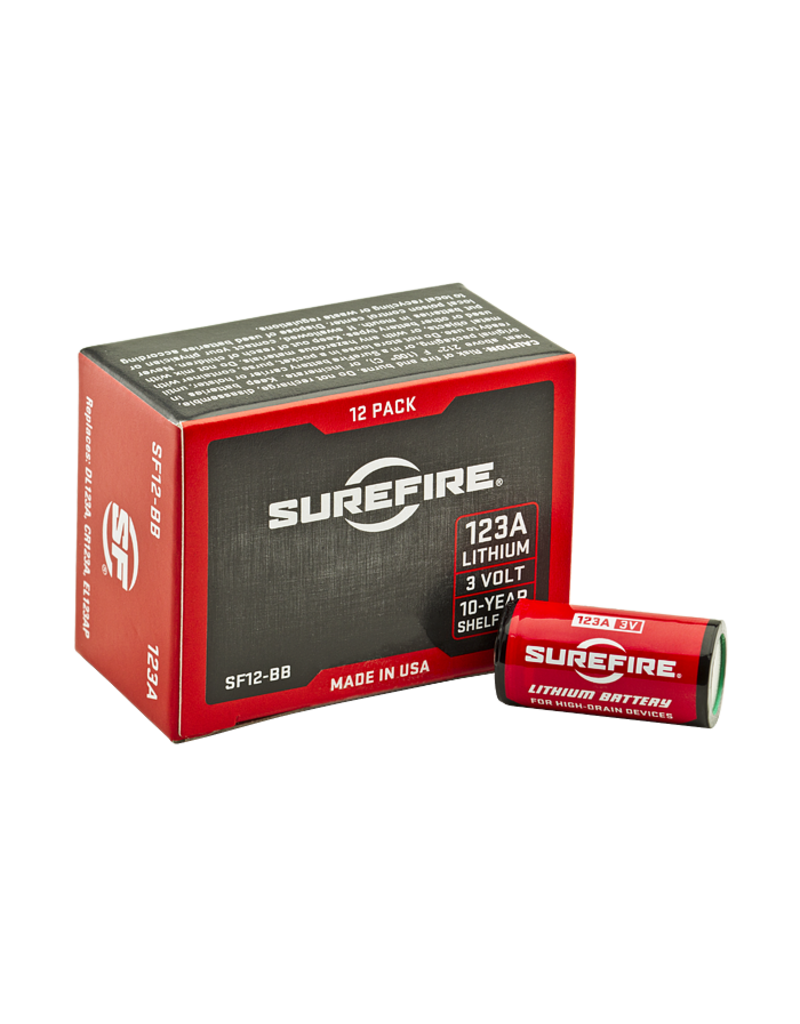 Surefire Box of 123A Lithium Battery (12)