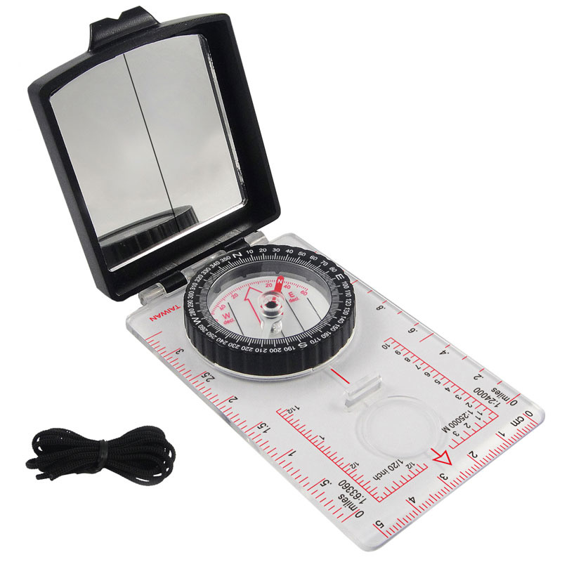 Sighting Compass WIth Mirror Surplus Militaire PontRouge