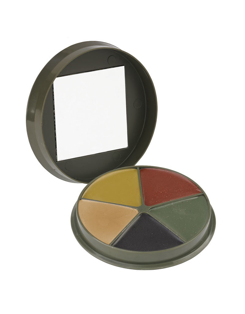 Camcon 5 Color Camouflage Cream Compact with Mirror