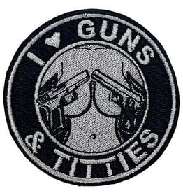 Custom Patch Canada I Love Guns & Titties Patch