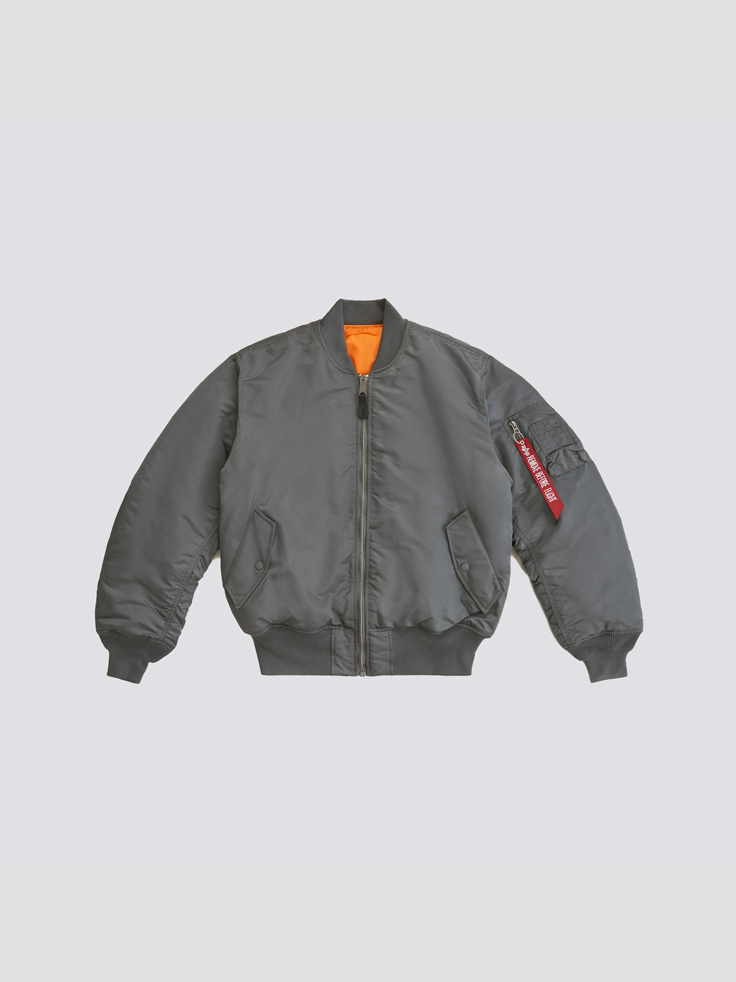 90s USA製 ALPHA Ma-1 flight jacket gray Alpha MA-1 Flight Jacket - SMPR Tactical Outdoor