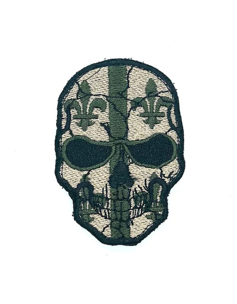 Custom Patch Canada Skull Quebec Patch