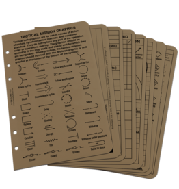 Rite in the Rain 4 5/8" x 7" Tactical Reference Card Set