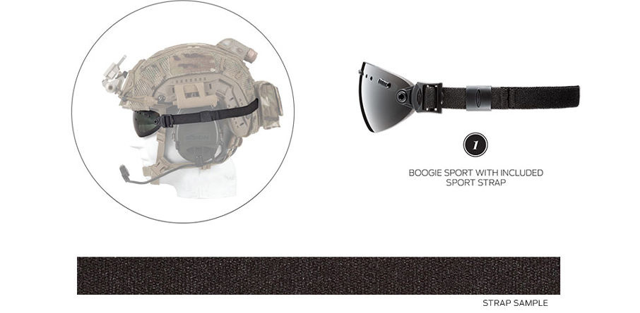 Smith Optics Elite Boogie Bungee Cord/Hook-and-Loop Strap Kit