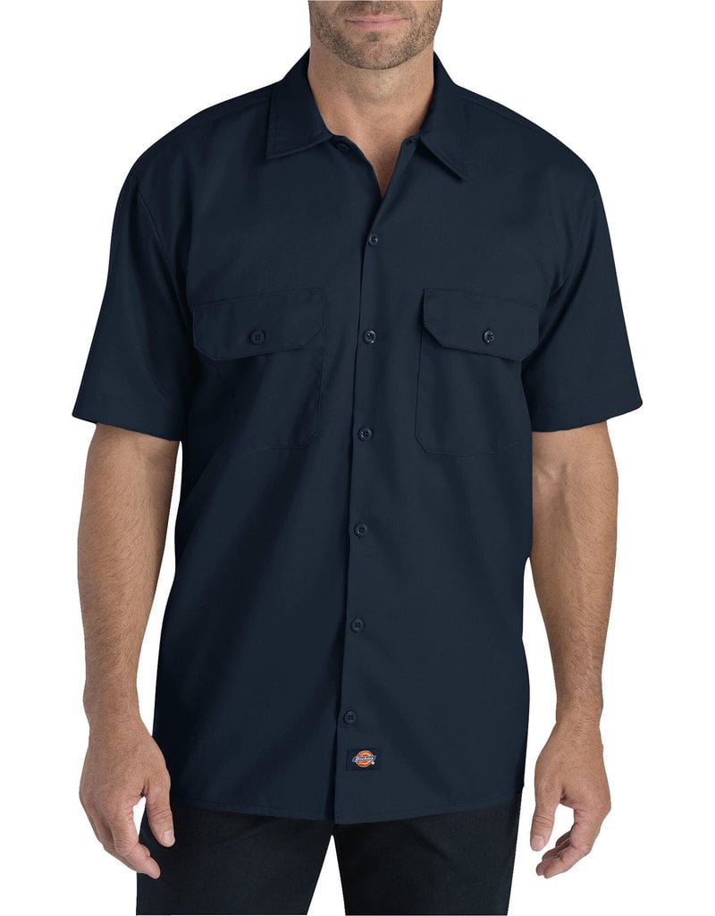 Dickies Flex Relaxed Fit Short Sleeve Twill Work Shirt