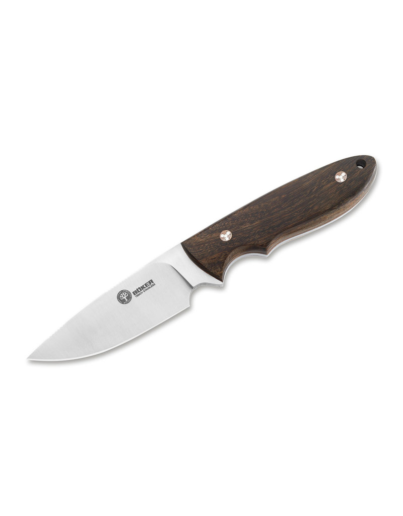 Böker Classical fixed blade knife Pine Creek Wood