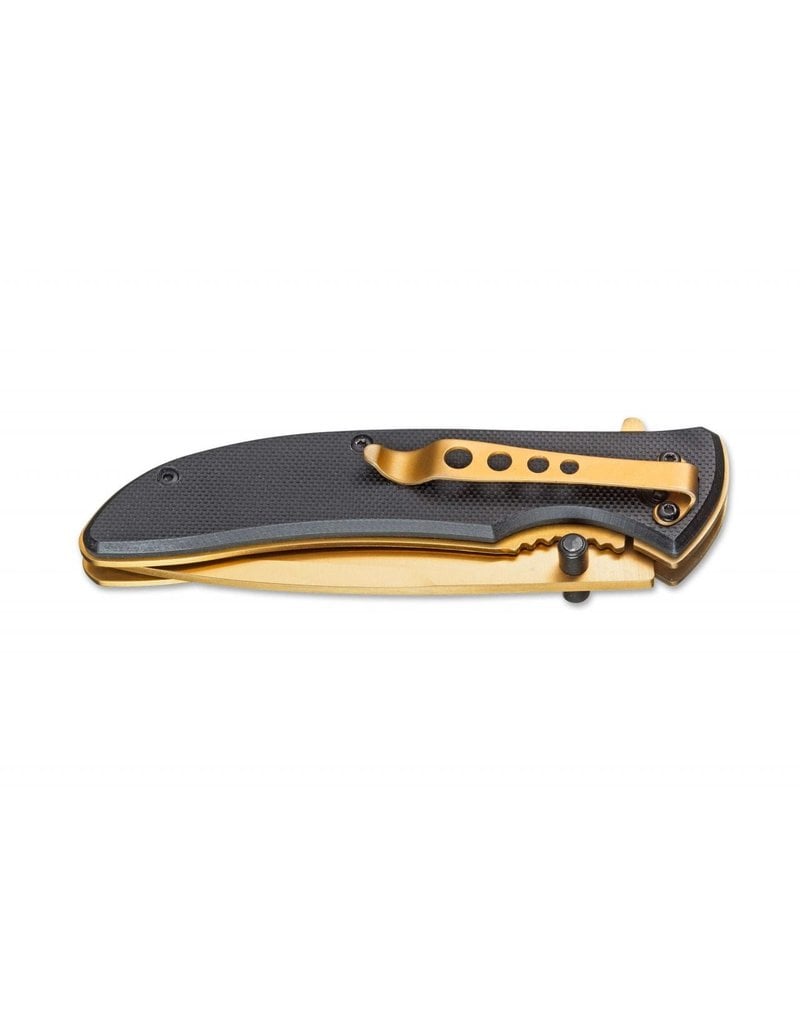 Böker Flipper folding knife Black Gold