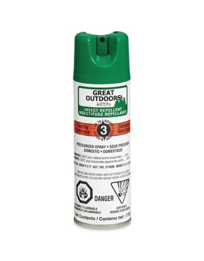 Great Outdoors Insect Repellent Family Pressurized Spray
