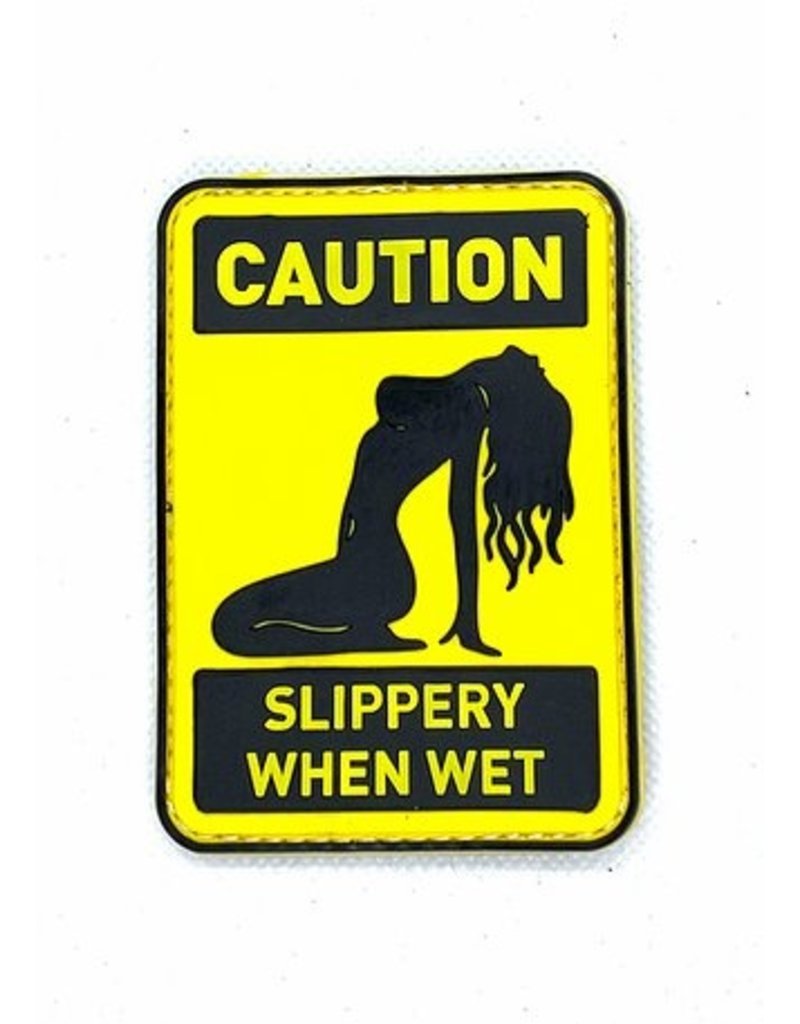 Custom Patch Canada Slippery When Wet Patch