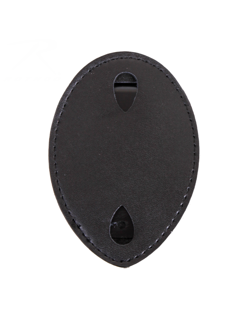 Rothco Leather Clip-On Badge Holder