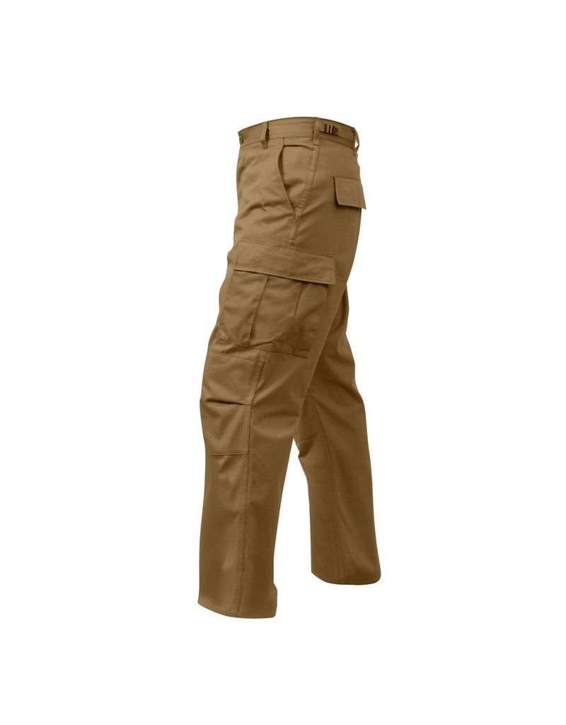 Rothco Relaxed Fit Zipper Fly BDU Pants Coyote Brown