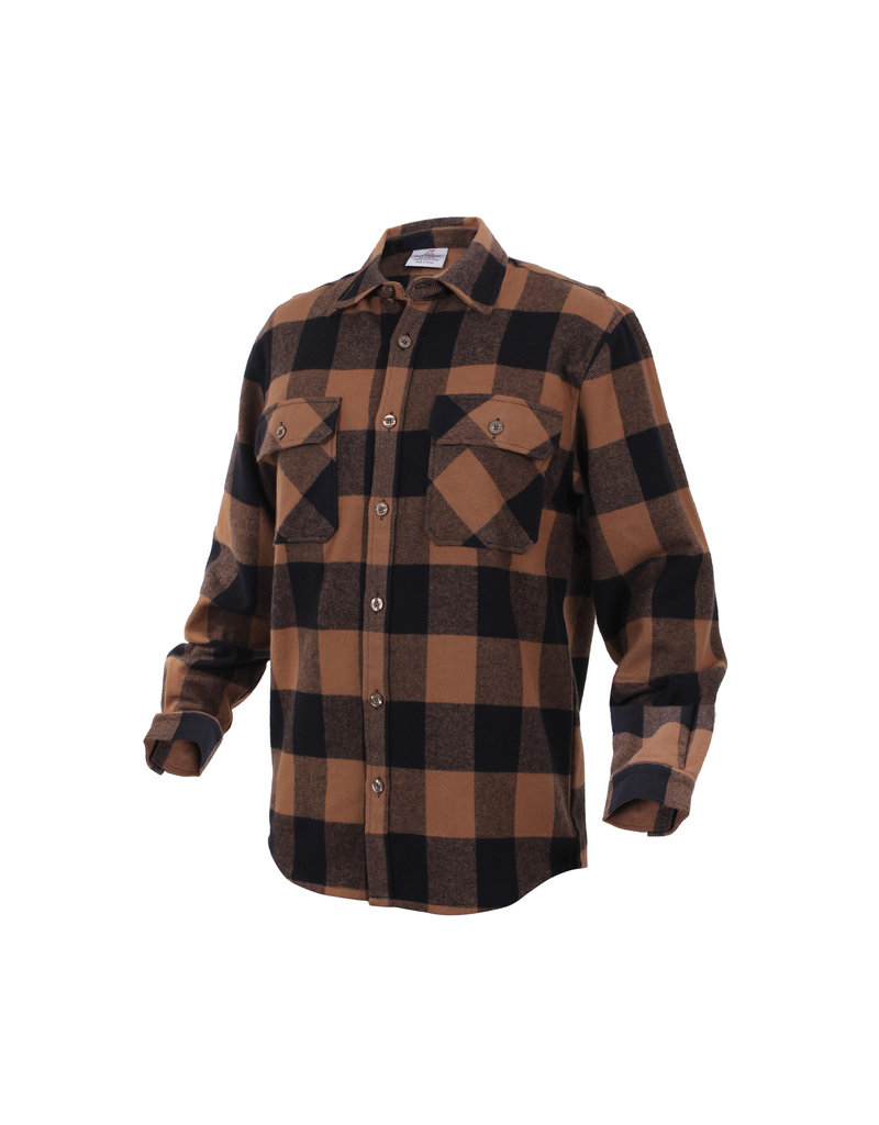 Rothco Chemise à Carraeux Extra Heavyweight Buffalo Plaid Flannel Shirt