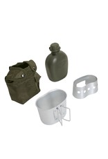 Rothco 4 Piece Canteen Kit With Cover, Aluminum Cup & Stove / Stand
