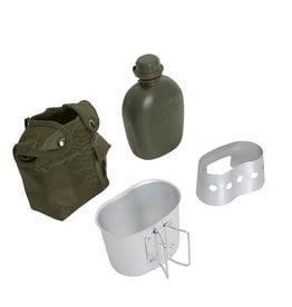 Rothco 4 Piece Canteen Kit With Cover, Aluminum Cup & Stove / Stand