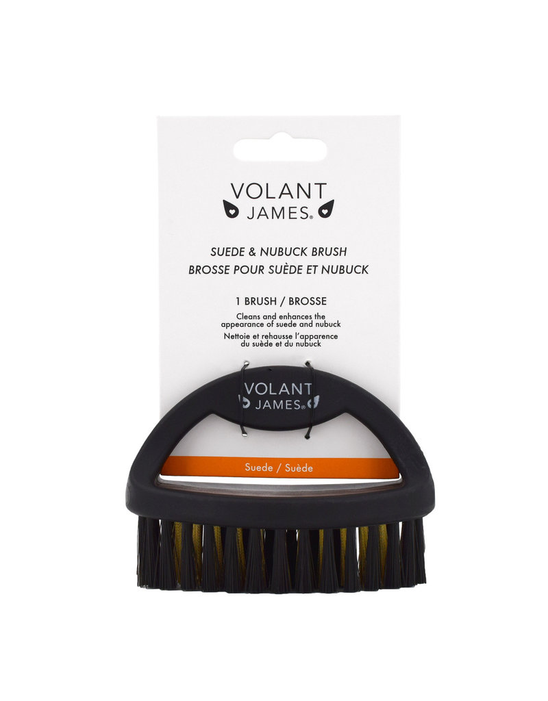 Volant James Suede and Nubuck Brush Grip Handle