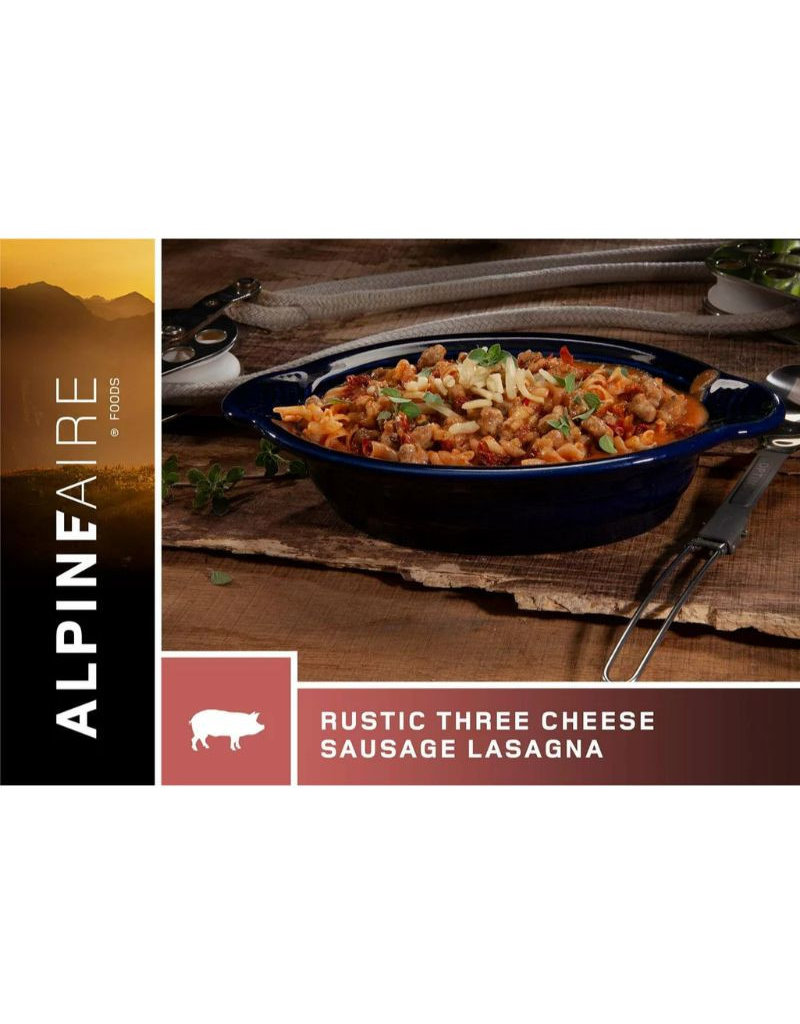AlpineAire Rustic Three Cheese Sausage Lasagna