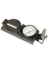 NDūR Lensatic Compass with Metal Case