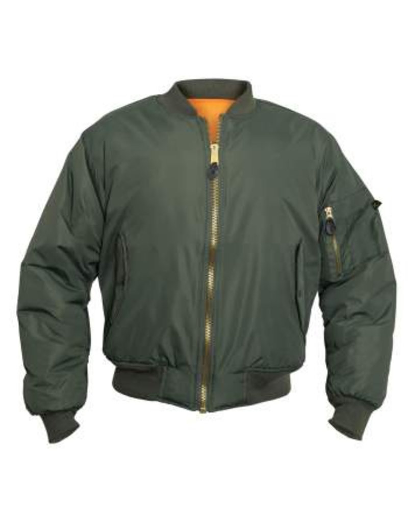 Enhanced Nylon MA-1 Flight Jacket - Surplus Militaire Pont-Rouge