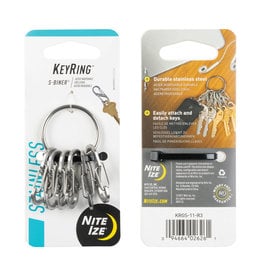 Nite Ize Key Ring Stainless-Steel Regular