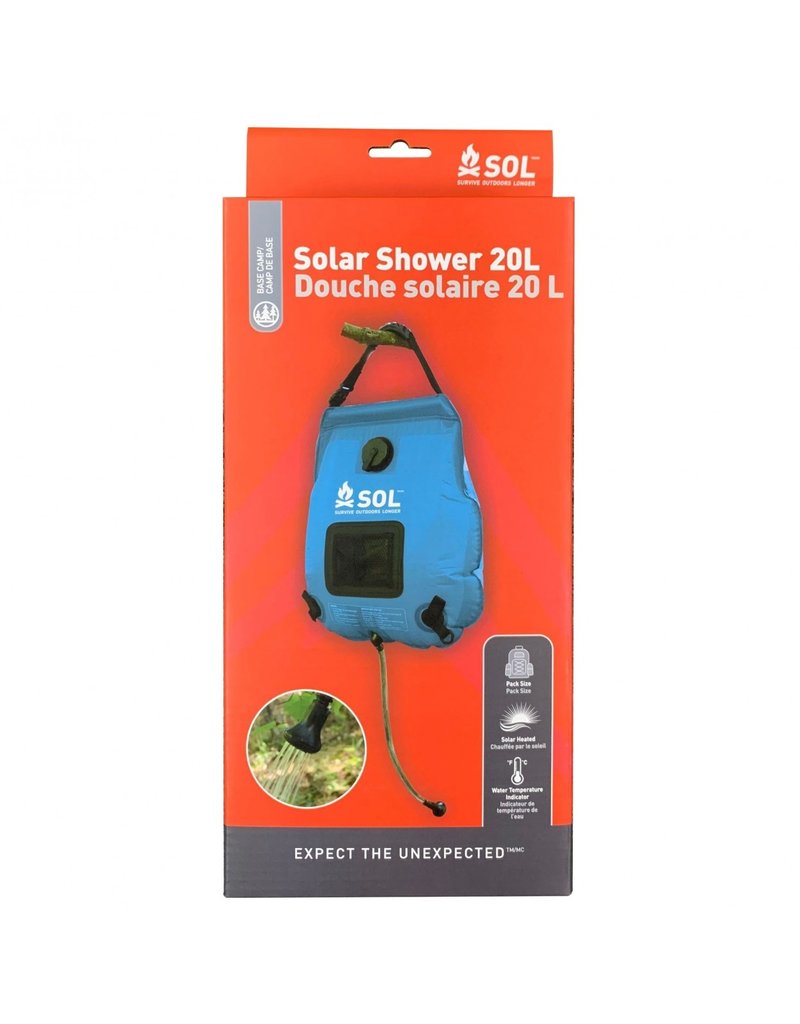 Survive Outdoors Longer Solar Shower 20L