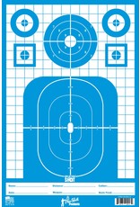 Pro-Shot Splatter Shot Tactical Precision Target Blue (8 Pack)