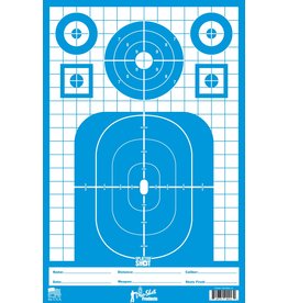 Pro-Shot Splatter Shot Tactical Precision Target Blue (8 Pack)