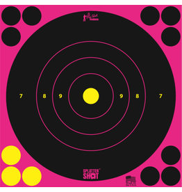 Pro-Shot 8″ Pink Bullseye Target (6 Pack)