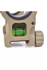 Aim-O M10 QD-L 1 inch to 30mm Ring with Level