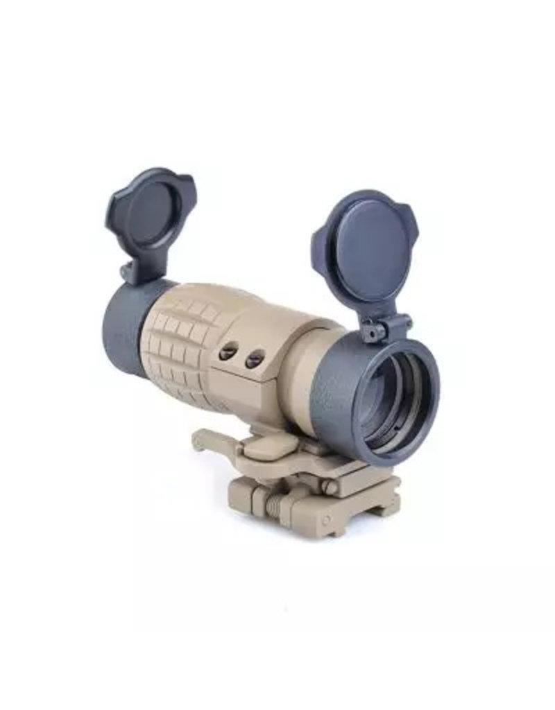Aim-O Optic ET Style 4X FXD Magnifier with Adjustable QD Mount