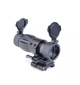 Aim-O ET Style 4X FXD Magnifier with Adjustable QD Mount