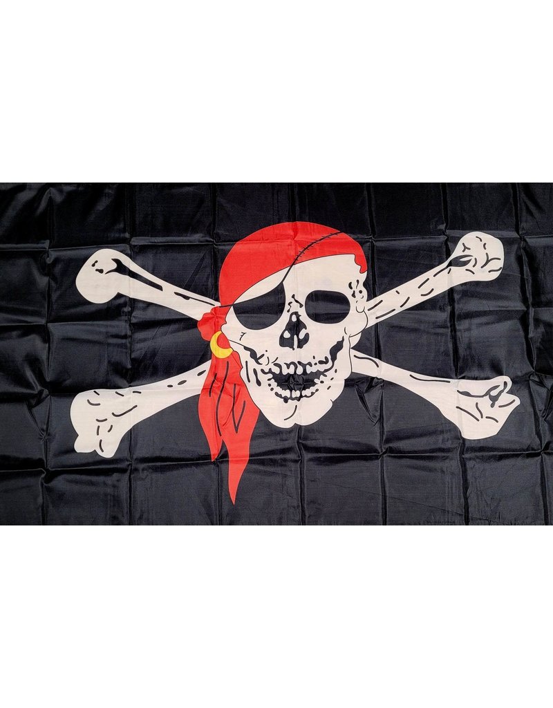 Drapeau Pirate Red Scarf Flag