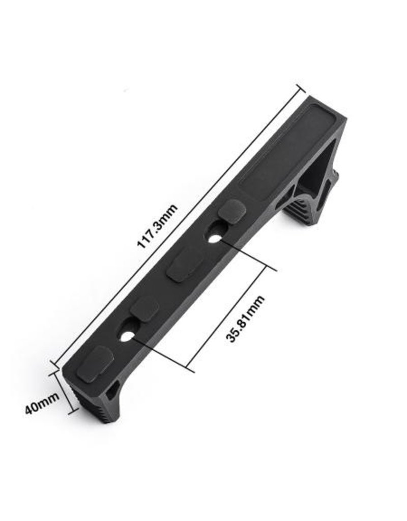 Metal Point Poignée M-lok Link Curved Foregrip