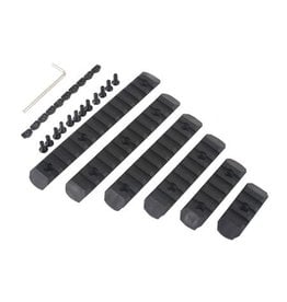 Metal Point KeyMod & M-LOK Polymer Rail Set (6 pcs)