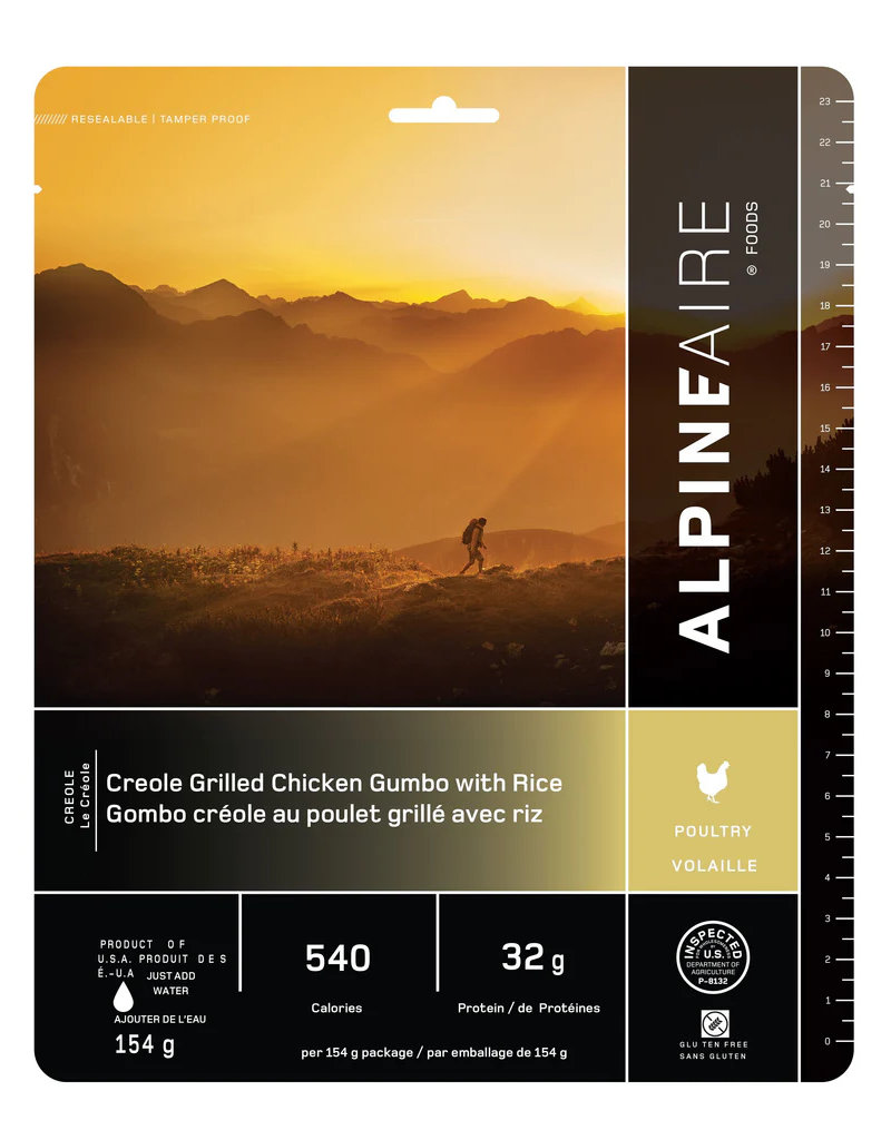 AlpineAire Gumbo de Poulet Grillé à la Créole avec Riz