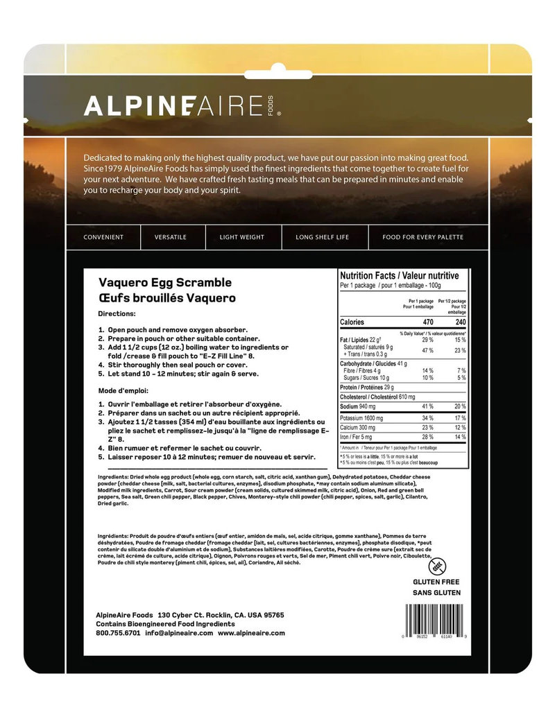 AlpineAire Vaquero Egg Scramble
