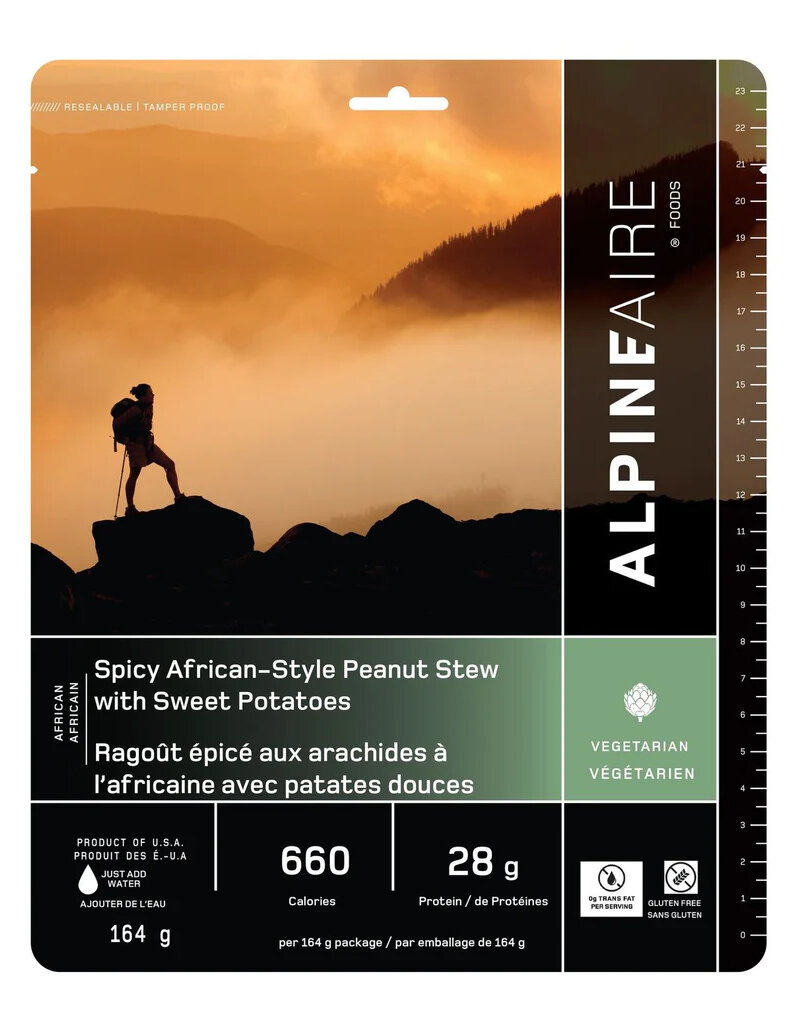 AlpineAire Ragoût Épicé d'Arachides Africaines avec Patates Douces