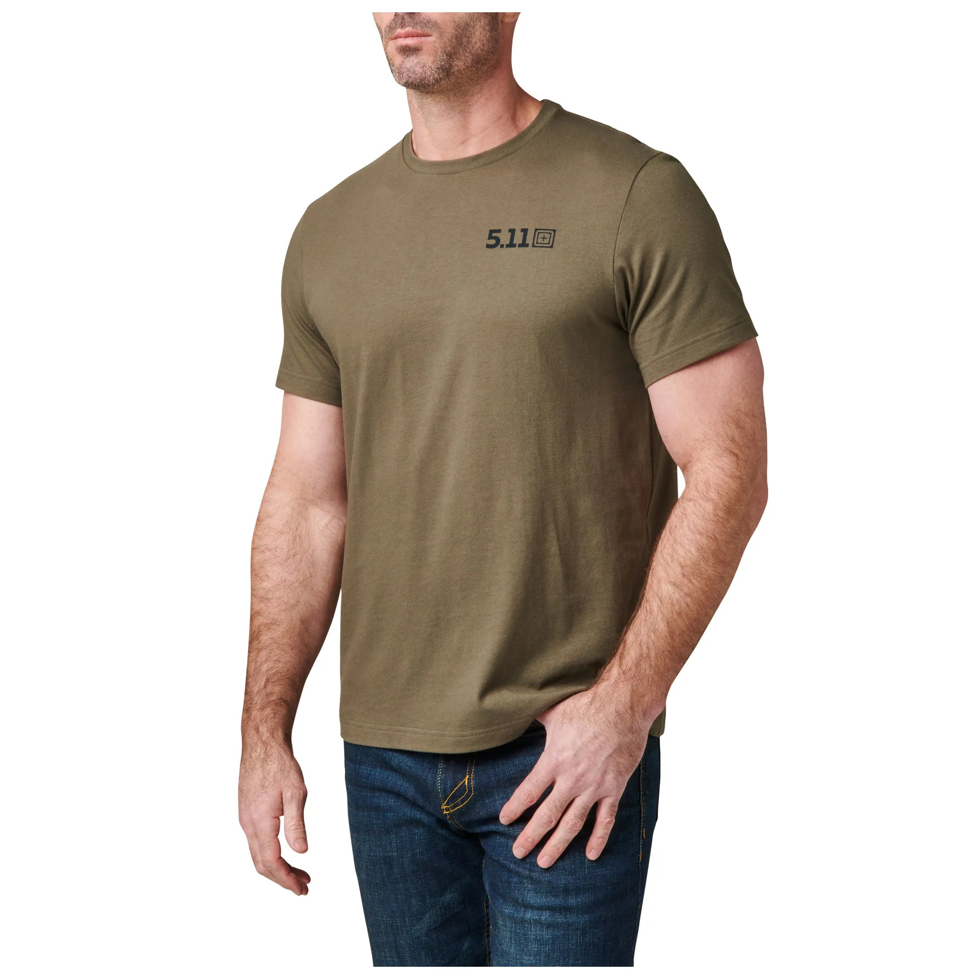 U.S. Army Star Under Armour Performance Cotton T-Shirt (OD Green)