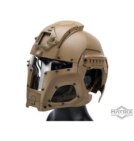 Matrix Medieval Iron Warrior Full Head Coverage Helmet Protective System