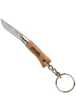 Opinel N°02 Folding Knife Stainless Steel Keyring