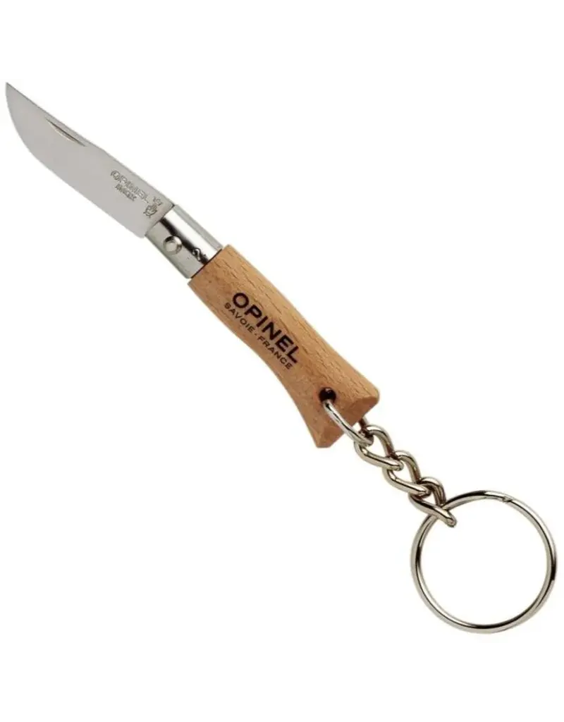 Opinel N°02 Folding Knife Stainless Steel Keyring