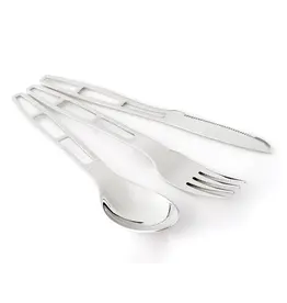 GSI Outdoors Glacier Stainless 3 PC. Cutlery Set
