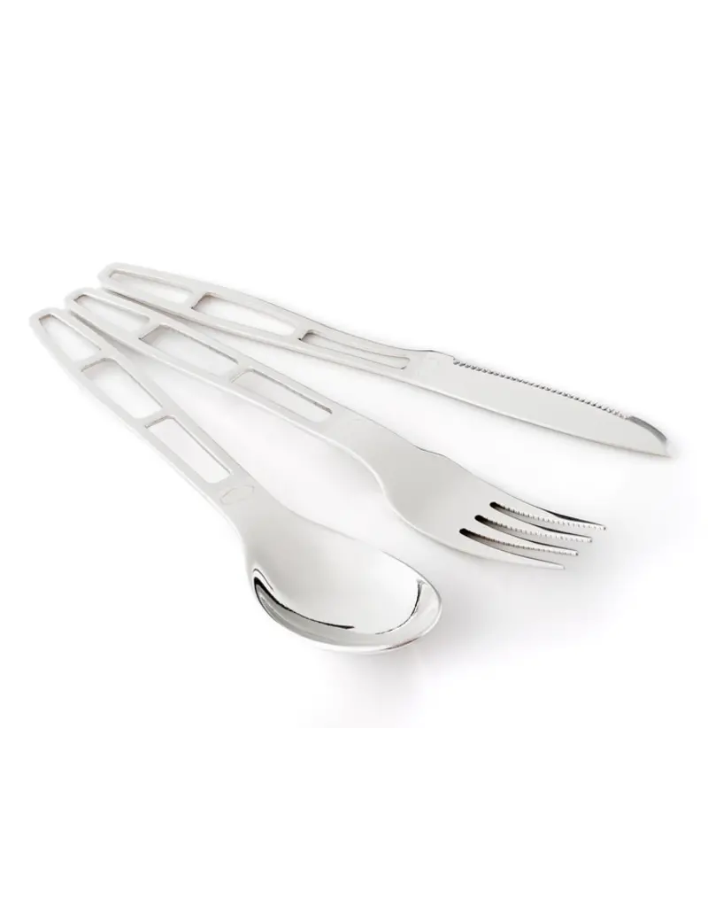 GSI Outdoors Glacier Stainless 3 PC. Cutlery Set
