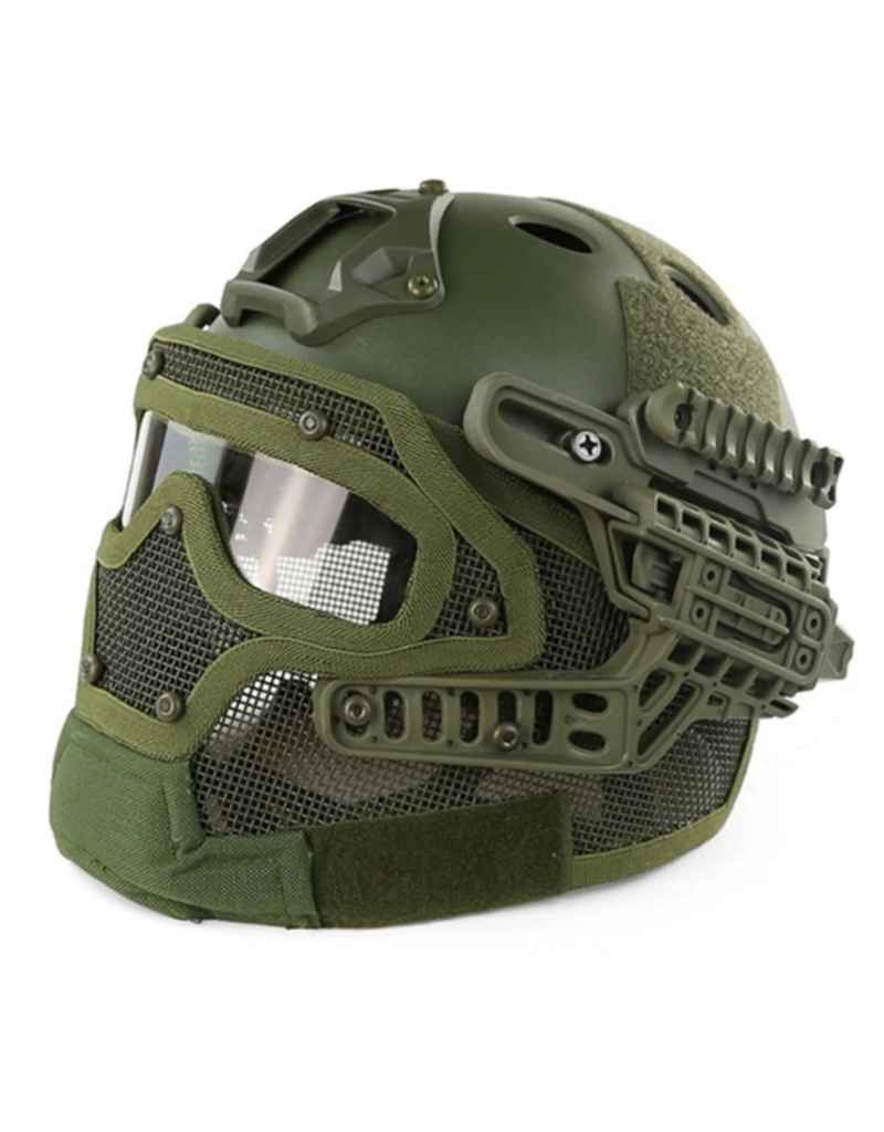 Taktak Airsoft Fast Generation Tactical Helmet with Mask