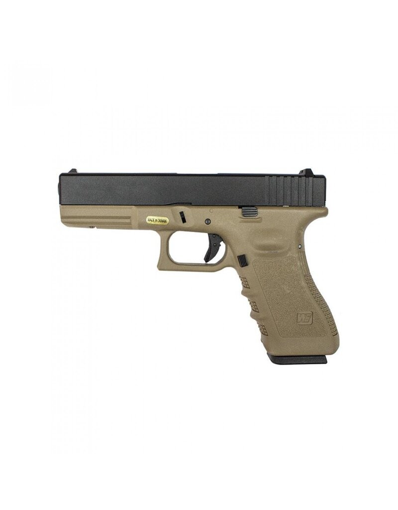WE Tech Pistolet Airsoft GBB G17 Gen 3